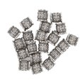 thumbnail image 4 of 20 piezas de cuentas de barba Retro, joyería de aleación, tubo de pelo DIY, cuentas de rastas para trenzado de cabello, pulsera, collar, 4 of 8