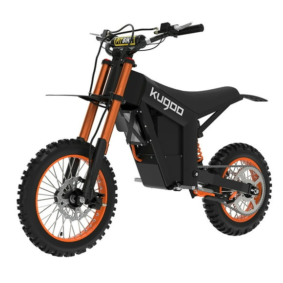 KUGOO Electric Dirt Bike, Electric Motorcycle Max 200N.M, 14''12'' Fat Tire Electric Bike Adults Teen, 48V/21Ah EBike, Electric Bicycles Snow Mountain Beach