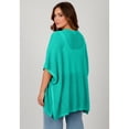 thumbnail image 2 of Avenue Women's Plus Size Crochet Tie Front Cardigan, 2 of 2
