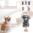 thumbnail image 4 of Sudadera con capucha de forro polar supersuave, pijama para perros pequeños, abrigo de invierno cálido, mono tipo jersey, ropa para cachorros, para razas pequeñas, tela suave, para uso en, 4 of 9