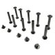 thumbnail image 4 of 10 juegos de tornillos negros , tornillos ranurada para encuadernación, remache de montaje, remache de uñas para encuadernac 10x25mm, 4 of 8
