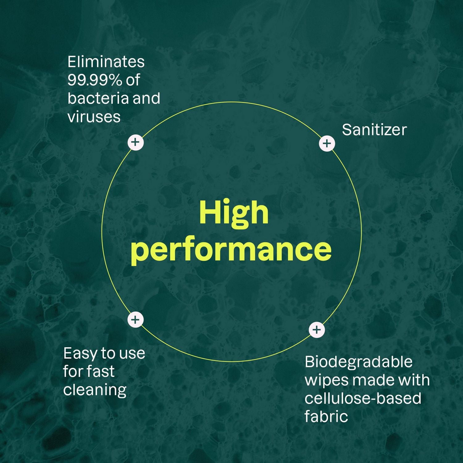 ATTITUDE nature+ technology, All-Purpose Cleaning Wipes Disinfectant 99.99 %, Lavender & Thyme, 72 wipes