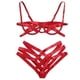 thumbnail image 1 of Europa y los Estados Unidos estilo correa sexy ropa interior costura sexy bikini de acero dividido hueco tres puntos, 1 of 5