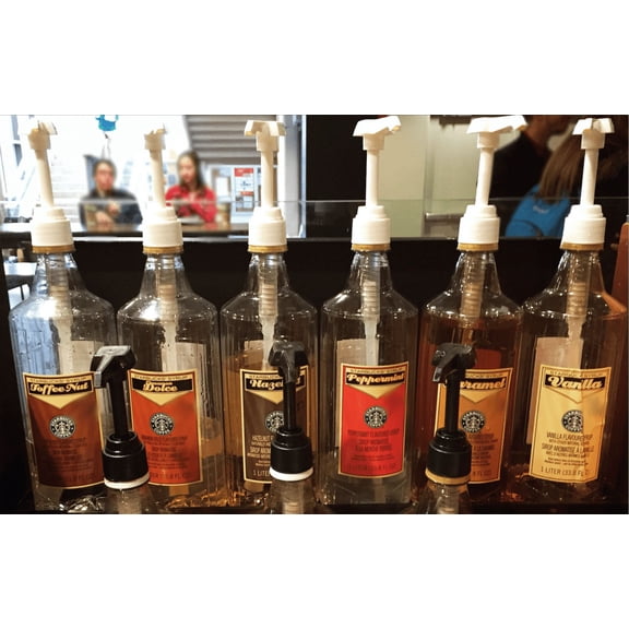 Fontana / Starbucks Syrup Pump - 3 Pack White