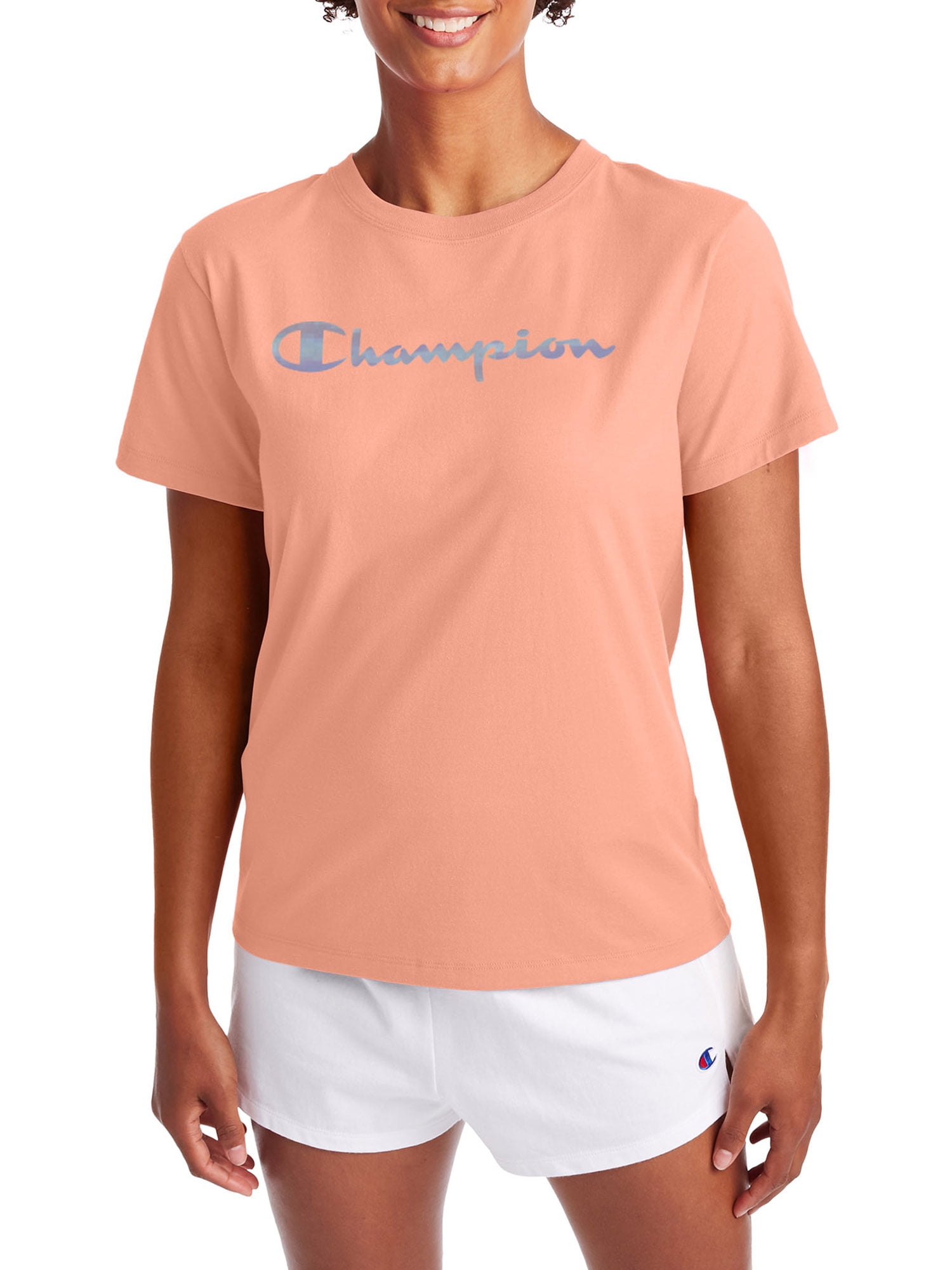 Champion Classic Fit Short Sleeve T-Shirt (Women's) 1 Pack - Walmart.com