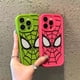 thumbnail image 4 of Funda de teléfono suave de araña de dibujos animados de Color sólido, funda de teléfono anticaída todo incluido para iPhone 15, 14, 13, 12, 11 Pro Plus Pro Max, X, XS, XR, 4 of 5