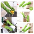 thumbnail image 3 of Guantes de goma para lavar platos de bambú con puño largo de 38 cm, 3 pares, 3 of 5