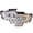 Clear Lens Chrome Housing Clear Reflector, variant on PIT66 LED Headlight Headlamp Assembly Clear lens Chrome Housing Clear Reflector, Modified Style Fit for Ford F150 2009-2014