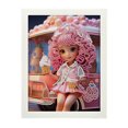 thumbnail image 1 of Kits Dibujos Animados Arte Gemas Diamante Pintura Niña Con Marco para Del, 1 of 9