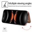 thumbnail image 4 of Funda tipo billetera Wefor para iPhone 17 Pro de cuero PU con soporte para tarjetas, 4 of 9