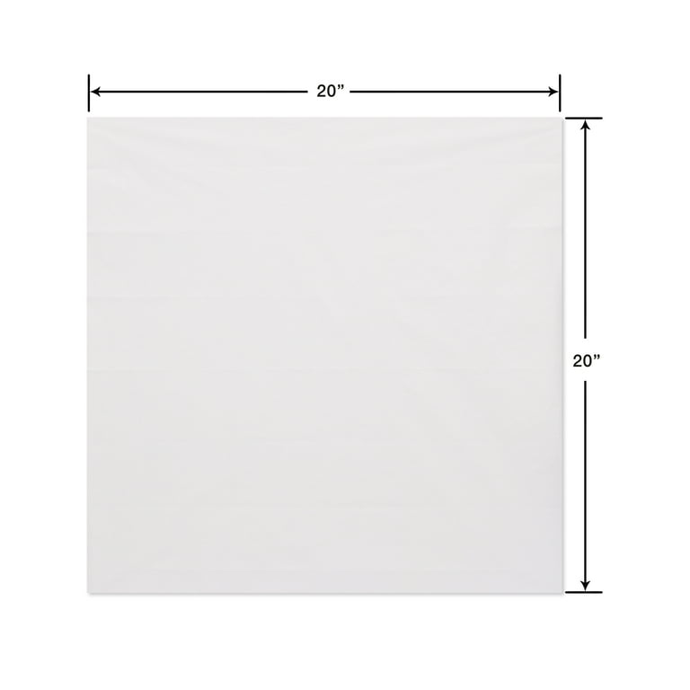 Timpa Ukraine - Disposable Tissues 20x20 cm, 100 pcs, white