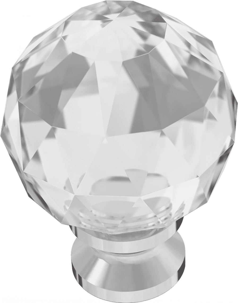 Mainstays 1-3/16' (30mm) Clear Faceted Acrylic Cabinet Knobs, 2-Pack