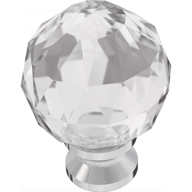 Mainstays 13/16" (30mm) Clear Faceted Acrylic Knobs, 2Pack