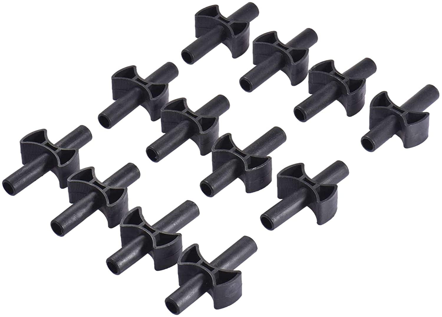 12 Pieces Trampoline Enclosure Pole Gap Spacers Trampoline Plastic Spacers Replacement