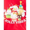 thumbnail image 2 of Hello Kitty Toddler Holiday Graphic Crewneck Tee with Long Sleeves, Sizes 12M-5T, 2 of 3