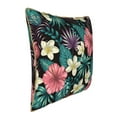 thumbnail image 2 of Kll Green Tropical Leaves Decorative Throw Pillow Covers Velvet Soft For Couch Sofa Bedroom Living Room Outdoor -16"X16", 2 of 8