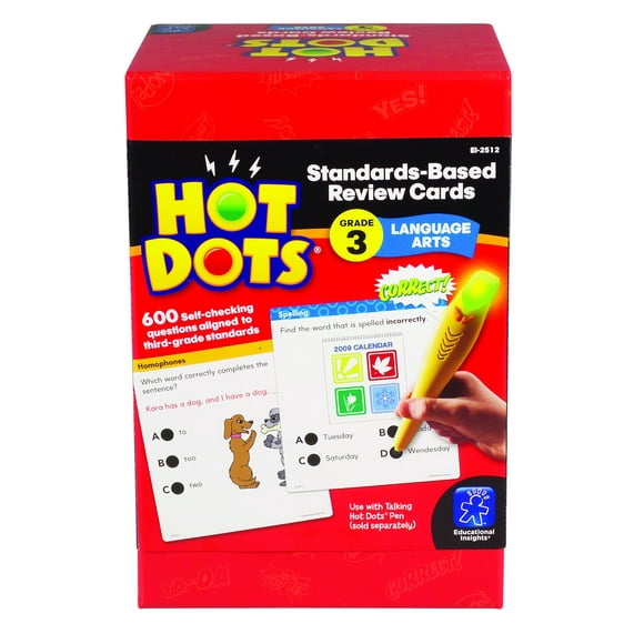 Educational Insights Ensemble de Cartes d'Arts de Langue - Grade 3