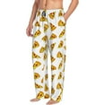 thumbnail image 2 of Pizza Men'S Pajama Pants Soft Sleep Lounge Pants Pjs Bottoms With Pockets Medium, 2 of 6