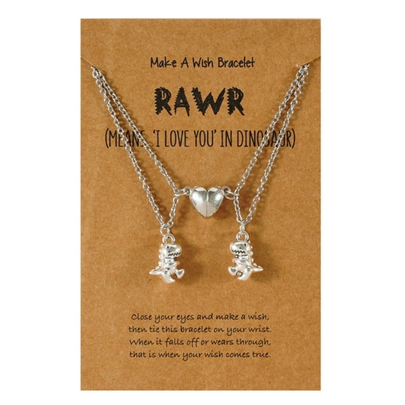 DESIGNICE Best Friend Necklaces BFF Necklace for 2 Friendship Valentines Day Gifts