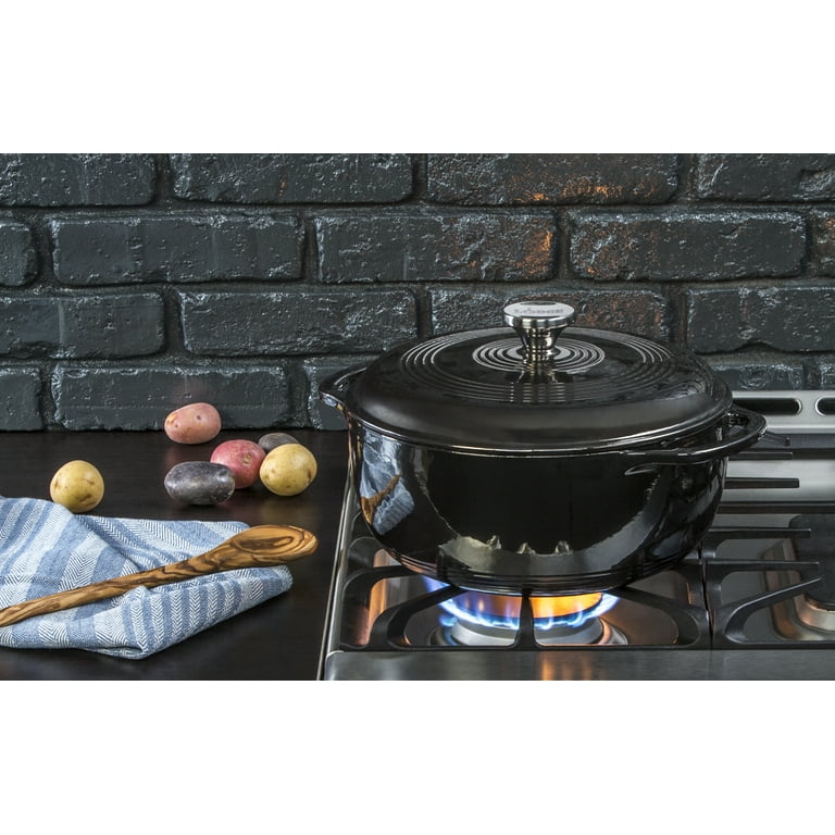 Lodge Chef Collection Cast Iron Double Dutch Oven 6 Quart - World