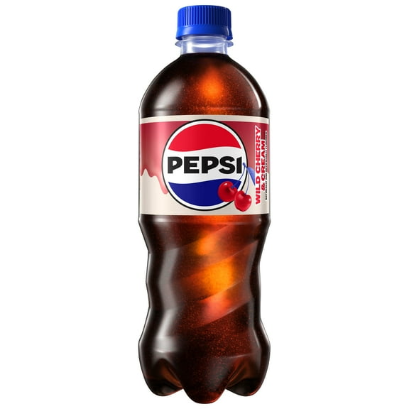 Pepsi Soda Wild Cherry And Cream 20 fl oz Bottle