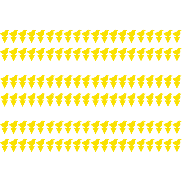 Trampa para Moscas La No Tóxica Pegajosa Doble Cara (pájaros) Color Amarillo 10 Uds.
