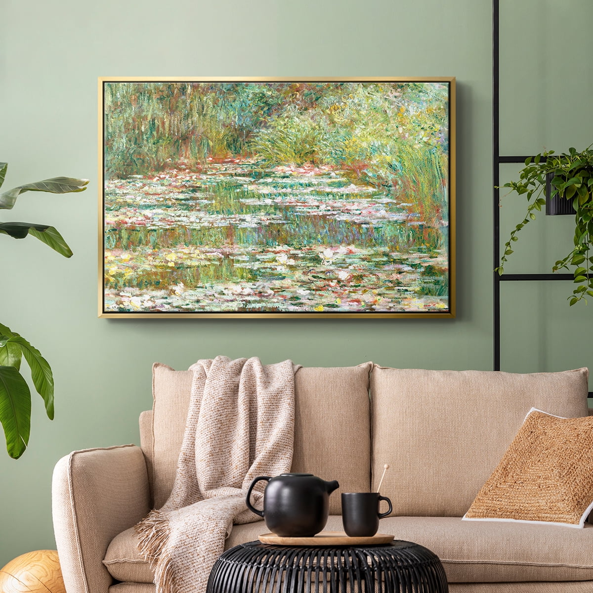 Vintage Landscape-CCXLI By Wexford Home Framed in Gold Wood Gallery Wrapped Canvas 17 in. x 25 in.