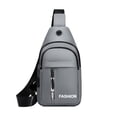 thumbnail image 2 of Bolsa de pecho Bandolera para hombres y mujeres, mochila ligera de varios bolsillos con correa ajustable para viajar, senderismo, deportes y uso diario, 2 of 9