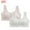 Silver, variant on Tranfacy Girls 10-16 Years Summer Puberty Shock Proof Sleeveless Bras with Independent Chest Pad Structure