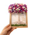 thumbnail image 1 of DIY Mothers Day Dried Flower Tree Frame Personalized Wooden Photo Frame With Letter Stickers & Artificial Flowers, 1 of 6