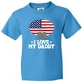 thumbnail image 3 of Inktastic I Love My Daddy Military Son Daughter Youth T-Shirt, 3 of 5
