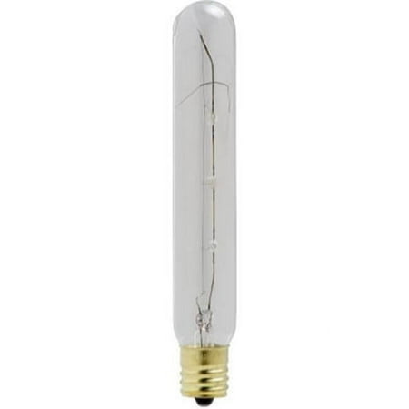Globe Electric 70943 40 Watts T6.5 Clear Tubular Exit Sign Light Bulb- Pack Of 6