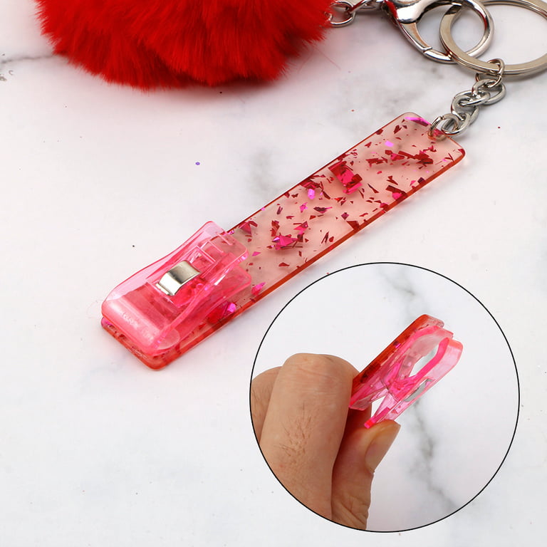 Card Grabber for Long Nails, Acrylic ATM Credit Card Puller Keychain For  Girls