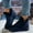 #325-Dark Blue, variant on Women's Fleece-Lined Wedge Heel Short Snow Boots with Thick Sole for Fall and Winter Warm Comfortable Plus-Size Cold Weather Boots