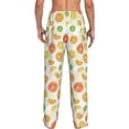 thumbnail image 3 of Goofa Colorful Lemons Printed Soft Pajama Pants for Men, Wide Leg Comfy Casual Lounge Yoga Pants-, 3 of 9
