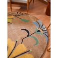 thumbnail image 4 of Rugsotic Carpets Hand Tufted Wool Eco-Friendly Area Rugs - 10'x10', Round, Camel, Modern Contemporary Design, High Pile Handmade Anti Skid Rugs for Living Room, Bed Room (K00219), 4 of 7