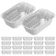 thumbnail image 1 of 50 moldes rectangulares de aluminio para pan, para hornear pan y pasteles, 1 of 5