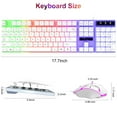 Gaming Keyboard and Mouse Set For PS4/PS3/Xbox One And 360 LED Multi