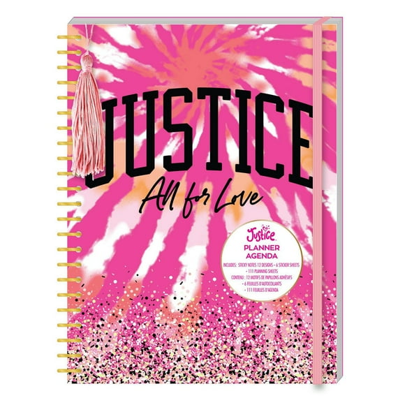 Justice Tie-Dye Planner Agenda