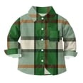 thumbnail image 5 of YUNAFFT Boys & Girls Checkered Shirt Stylish Cute Casual Long Sleeve School Uniform Shirt with Functional Pockets Preppy Trendy, 5 of 9