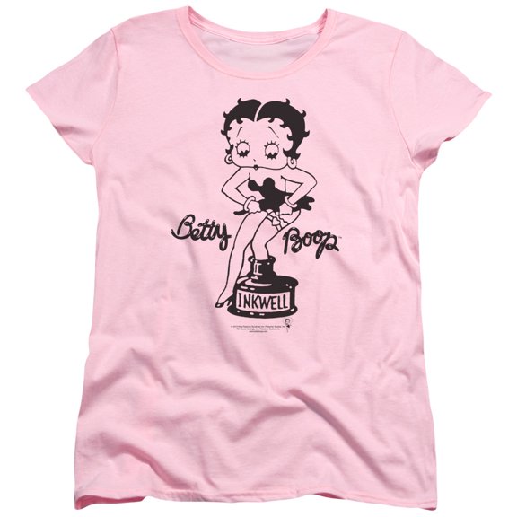 Betty Boop Inkwell S/S Women's T-Shirt Pink