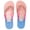 Pink-pineapple, variant on Girls Flip Flop Sandals - Little/Big Kids Animal Fruit Print, Easy-On Slide Thong Summer Beach Water Shoes