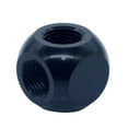 thumbnail image 1 of Conector de de 4 vías Conector extensor s duraderos de tón G1 / 4 ", para refrigeración por agua de computadora. shamjiam ajuste de bola, 1 of 5