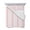 Pink, White, Rose, variant on Quilts Twin Size Bedding Set, Black Striped Lightweight Quilted Comforter, Blue Geometric Line Stripes Farmhouse Soft Reversible Bedspread Coverlet with Pillow Covers for All Season, 68" x 86"