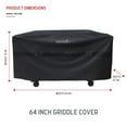 thumbnail image 2 of Nexgrill 64 Inch Griddle Cover, Heavy Duty Water Resistant Flat Top Grill Cover with Adjustable Strap and Air Vent, All-Season Outdoor Barbecue Griddle Protection - 700-0786, 2 of 8