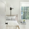 thumbnail image 2 of Bison Off-White Herringbone Wallpaper, 20.5-in by 33-ft, 56.4 sq. ft, 2 of 3
