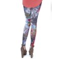thumbnail image 2 of Casual S/M Fit Colorful Graffiti Spray Paint Print Urban Street Style Legging, 2 of 4