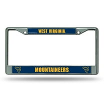 West Virginia UWV Mountaineers NCAA Chrome Metal License Plate Frame