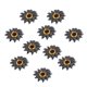 thumbnail image 5 of Mini Flor Girasol de Tela perfecl para Matromonio Clips Diadema Sombrero gris, 5 of 8