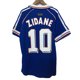 thumbnail image 2 of Retro Jersey 1998 France World Cup Home Short Sleeve Soccer Jersey No. 10 Zidane 1 Soccer Jersey 2XL, 2 of 5